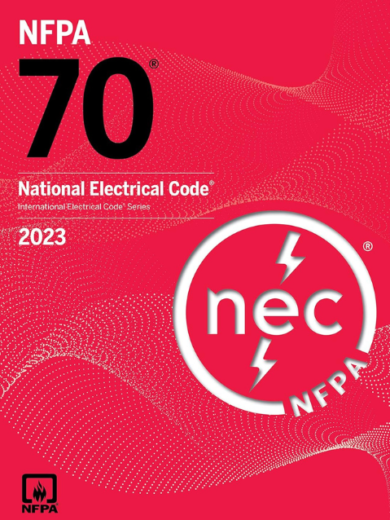 NFPA 70 NEC 2023 paperback cover