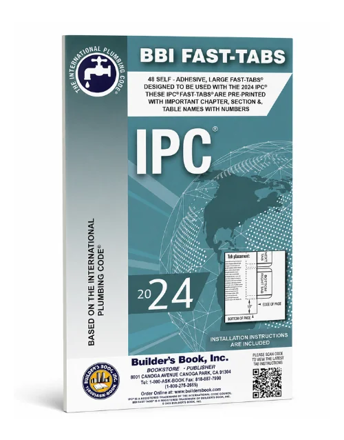 2024 International Plumbing Code IPC Fast-Tabs