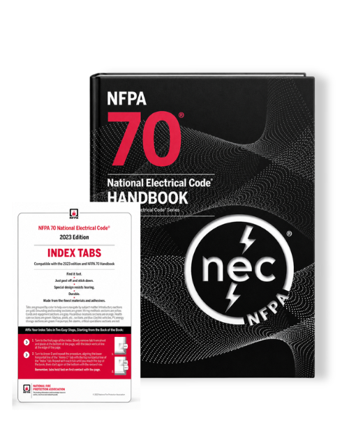 NFPA 70 National Electrical Code Handbook 2023 With Index Tabs
