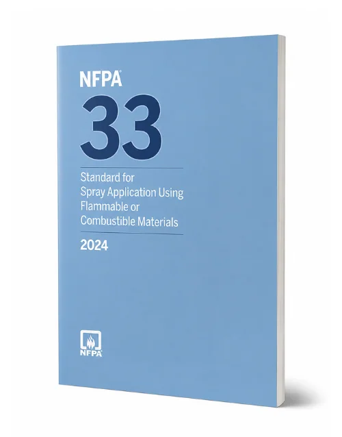 NFPA 33 Spray Application Standard 2024 paperback