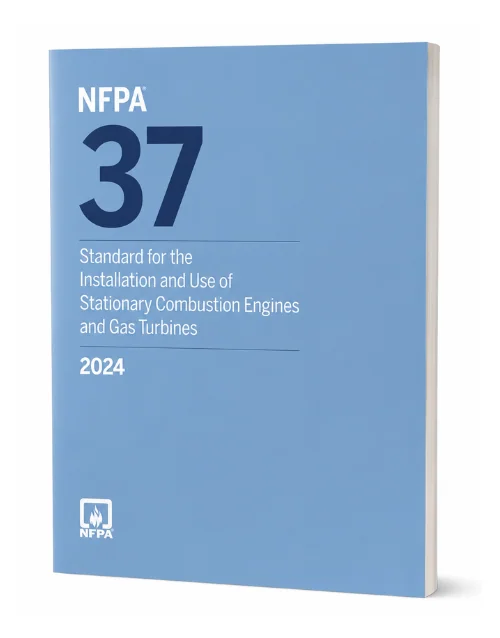 NFPA 37 Stationary Engines and Gas Turbines Standard 2024 book
