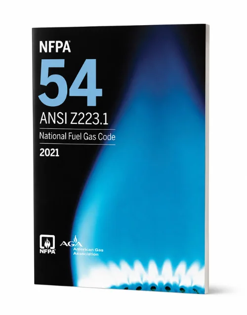 NFPA 54 National Fuel Gas Code 2021 ANSI Z223.1 book
