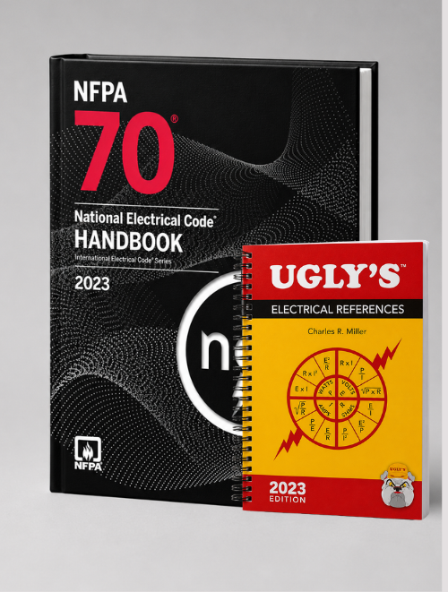 NFPA 70 NEC 2023 hardcover with Ugly’s Electrical References