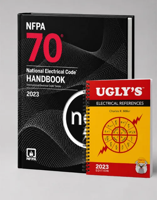 NFPA 70 NEC 2023 hardcover with Ugly’s Electrical References