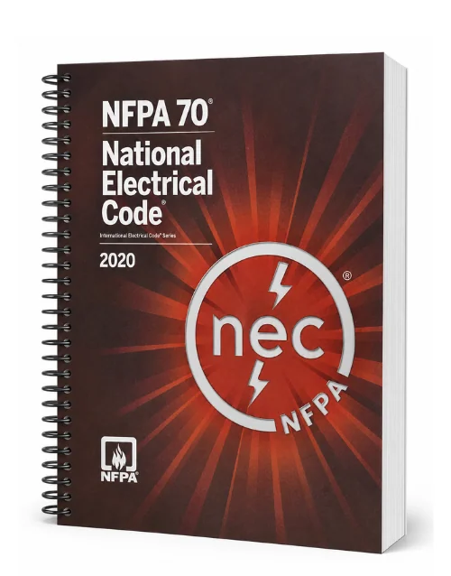 NFPA 70 National Electrical Code NEC 2020 Spiral Bound