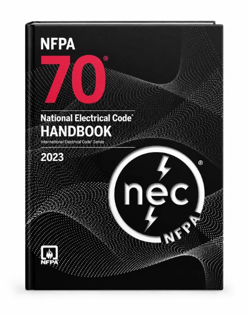 NFPA 70 NEC Handbook 2023 Edition hardcover book