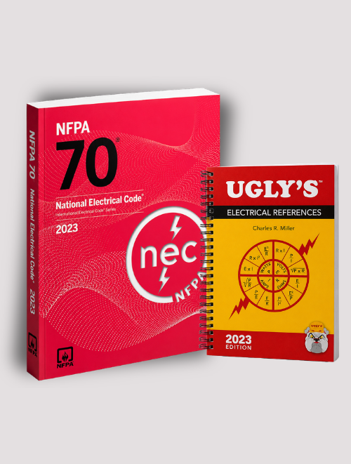 NFPA 70 NEC 2023 paperback with Ugly’s Electrical References