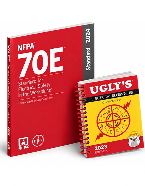 NFPA 70E 2024 and Ugly’s Electrical References 2023 book set