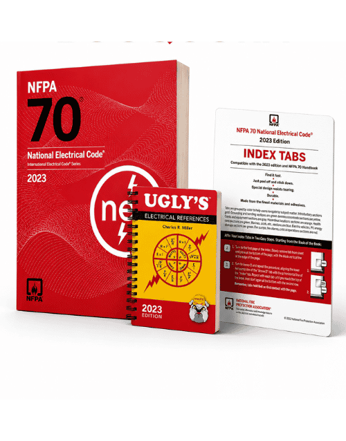 NFPA 70 NEC 2023 and Ugly’s Electrical References 2023 bundle