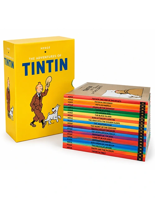 Tintin Paperback Boxed Set 23 Titles The Adventures of Tintin by Hergé